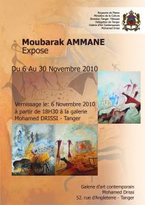 Exposition à la Galerie Mohammed Drissi. Tanger 